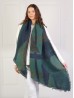 Reversible Soft Abstract Patterned Scarf 